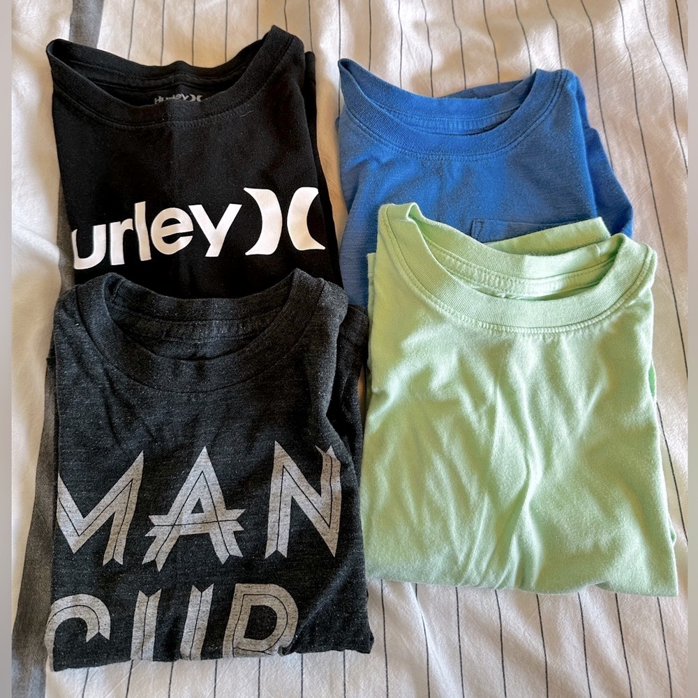 Hurley and Graphic Kids Shirts - Black, Blue, Green